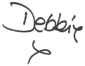 debbie signature