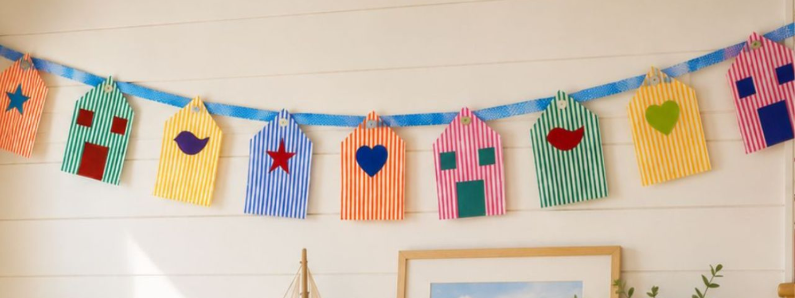 Quick Make: Beach Hut Bunting 